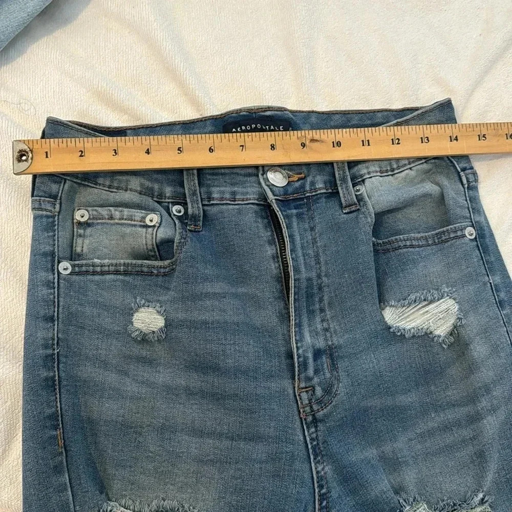 🔥 4 for $20 DEAL 🔥 Aéropostale Super High Rise Jegging Jeans - Size 10 Regular - Picture 11 of 13
